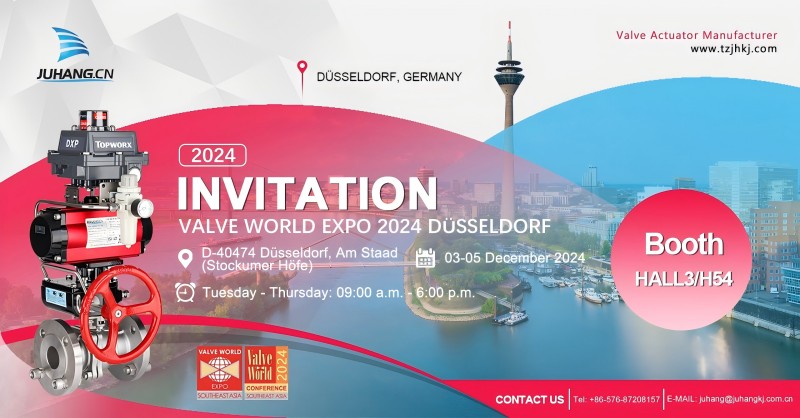Treffen Sie Juhang auf der Valve World Expo 2024